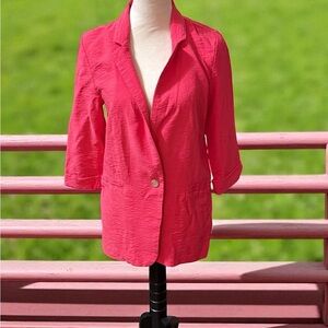 Maurices Coral Blazer with Button Detail
